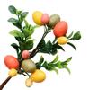 Easter Egg Stems Colorful Artificial Floral Easter Decor Floral Arrangements Festival Ornaments For Home Bedroom Kid Room