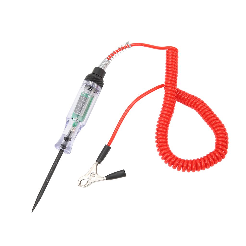 Car Electric Circuit Tester DC3‑36V Range Insulation Protection Flexible Cable Durable for Automotive