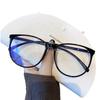 0 To -4.0 Bright Matte Myopia Glasses Ultra Light Large Frame Anti Blue Light Resin Eyeglass Lenses