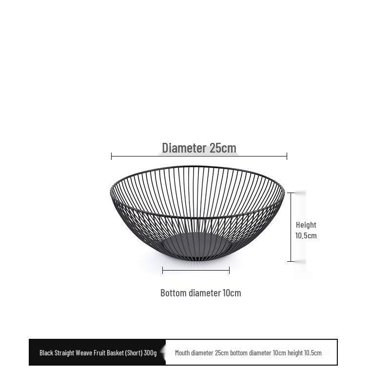 

Кованая железная корзина для фруктов и закусок для гостиной No specification