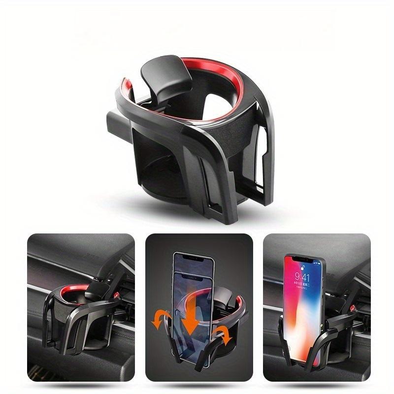 Car Cup Holder Air Vent Outlet Drink Coffee Bottle Mount Universal Beverage Stand Auto Interior Accessory