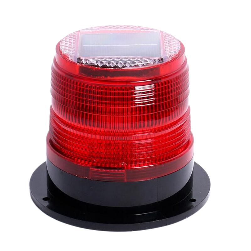 Solar LED Magnetic Vehicle Roof Strobe Warning Light for Night Traffic and Roadblocks