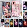 Coques de téléphone pour iPhone 16 15 14 Plus 13 12 11 Pro Max, Housse de téléphone Bumper Mate Oft, Fille Anime Puella Magi Madoka Magica