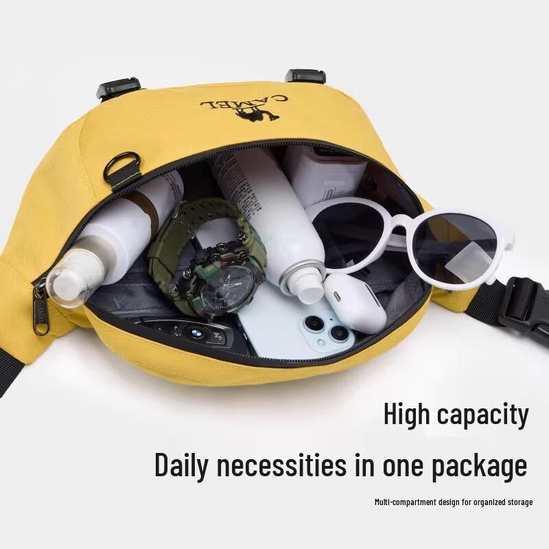 Camel Lightweight Outdoor Crossbody Waist Bag