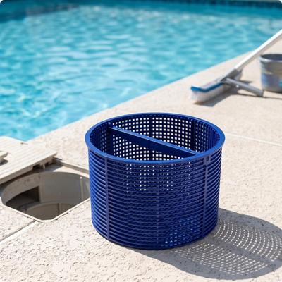 Pool Skimmer Basket Replacement Handle Perforated with Reinforced for Swimming