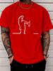 Herren T-Shirt mit 3D-Muster Kurzarm-T-Shirt 3D-bedrucktes Rundhals-Shirt Retro Retro Lässig Streetwear