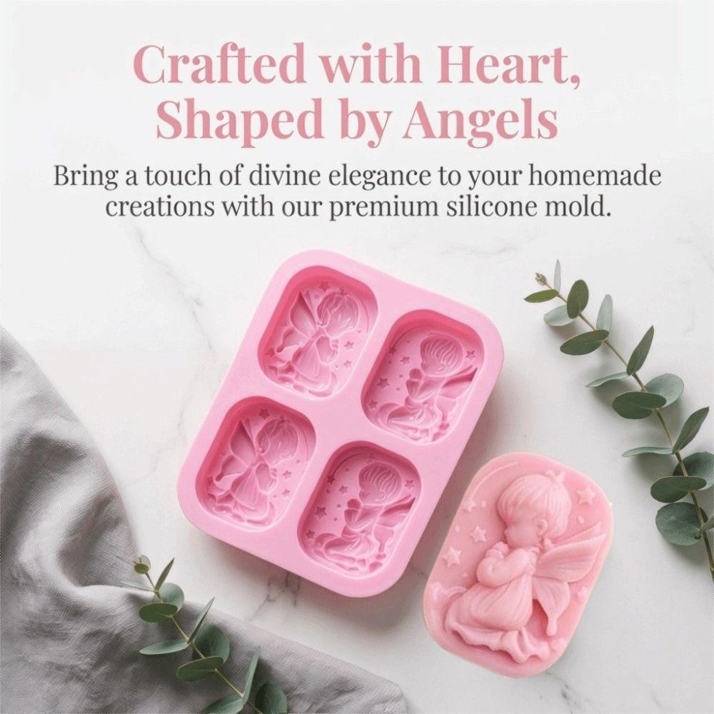 Angel Pattern Silicone Baking Mold Silicone DIY Mold Cooking Tool Baking Cake Mold Ice Cube Trays