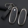 Zinc Alloy + Leather Car Key Case Cover Shell For Dongfeng Nammi 01New Engery High Level Keychain Protective Accessories