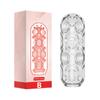 Male Masturbator Cup Soft Transparent Vagina Penis Exerciser Massager Blowjob Adult Products Vacuum Pump Cup Sex Toys for Men