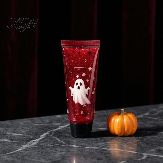 Stress Toys for Office Halloween Ghost Toothpaste Squeeze Toy, Slow Rising Sensory Fidget Toy Cute Theme Desk Ornaments Kids Adults, Relief