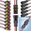 Waterdichte Connector voor Auto 2-pins Auto Motorfiets Scooter Marine Waterdichte Stekkers Man/Vrouw Elektrische Connectoren met Draad