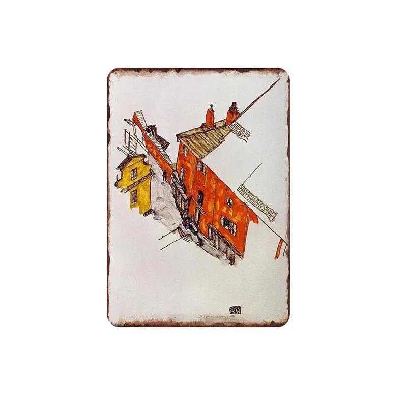 Metal Tin Poster Cartoon Figure Retro Metal Tin Sign Plaque Poster for Bar Club Wall Decor Retro Home Vintage Wall Plate Pendant