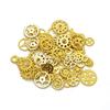 Steampunk Multicolor Gear Pendant: DIY Alloy & Resin Jewelry Accessory