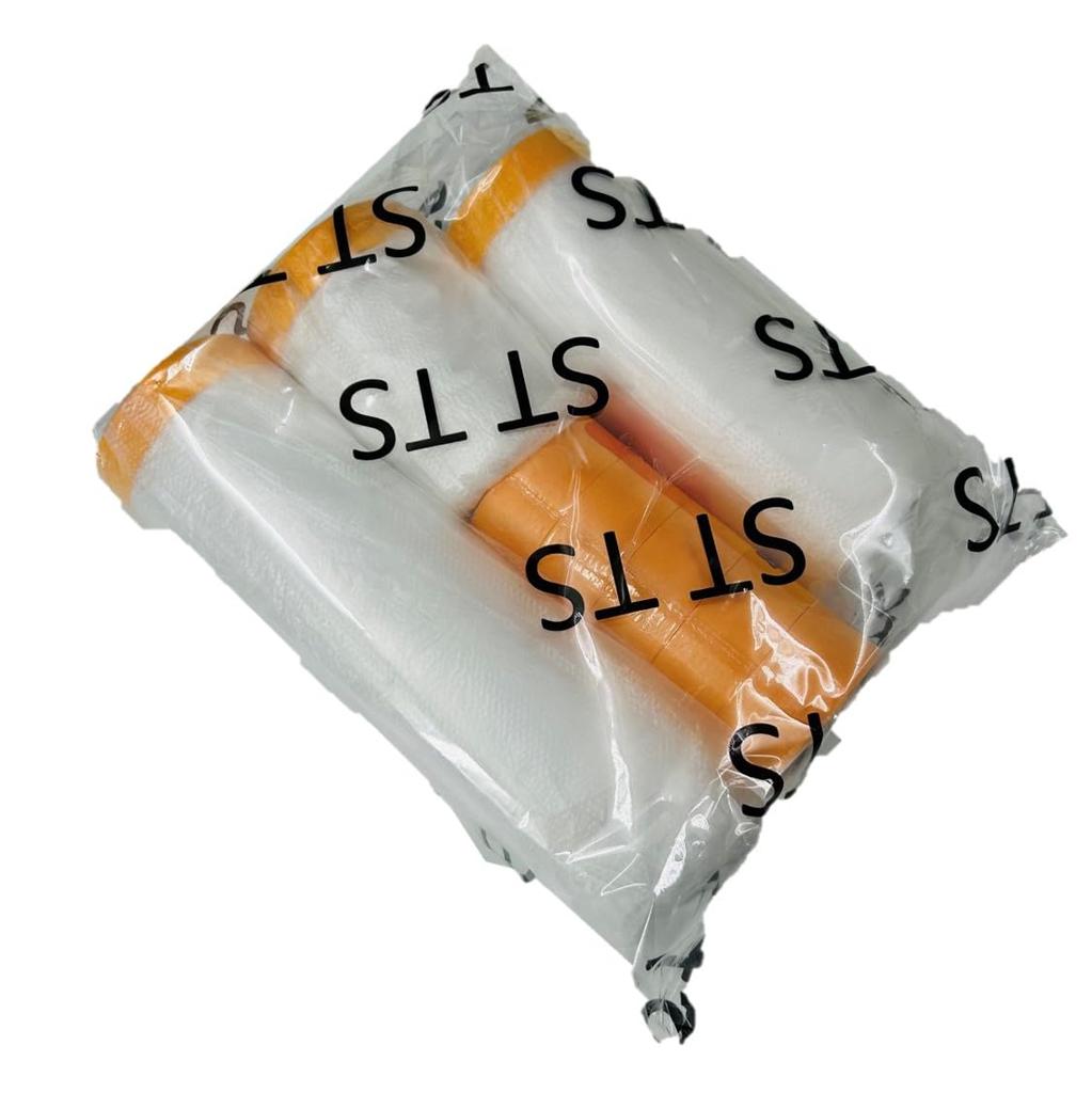 ST TS Masking Tape with Tape, Car Painting, Vinyl Sheet Roll, Masking Tape (01 55cm, 110cm, 150cm + Masking)