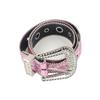 PU Leather Waistband Zinc Zinc Alloy Star Belts Simple Rhinestone Belts  Men