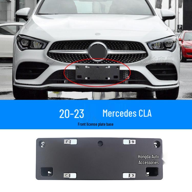 Soporte de Matrícula Mercedes CLA para CLA200, CLA260, CLA220 y CLA180 (Delantero trasero)
