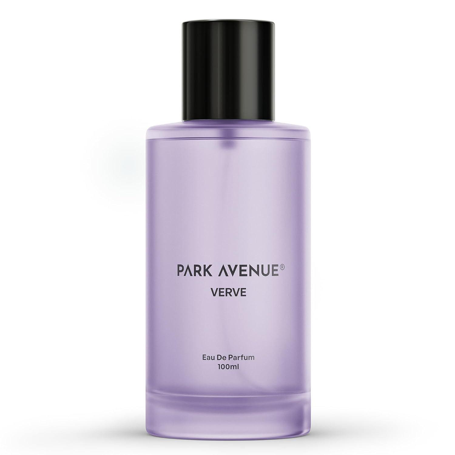 

Park Avenue Verve EDP Women| Long Lasting Perfume for Woman | Pear, Lavender, Jasmine, Musk & Vanilla| Warm, Sweet, and Musky Fragrance 100ML