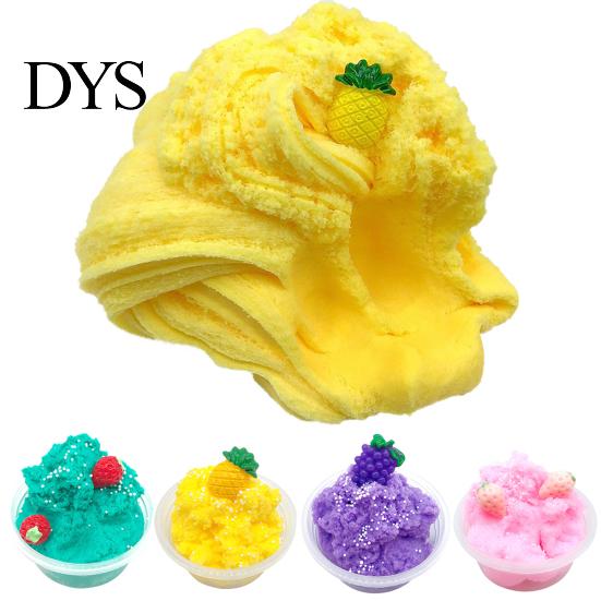 60 мл Fruit Kids Slime Toy Пластилін для зняття стресу, ароматизований пухнастий мул, глина, подарунок
