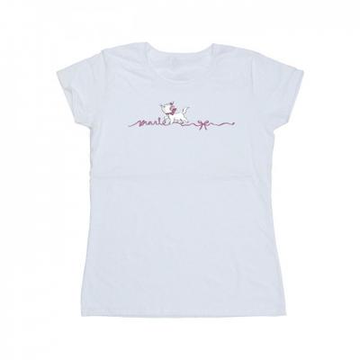 Womens/Ladies Marie Ribbon Cotton T-Shirt