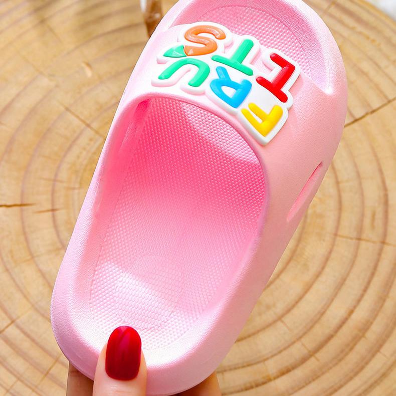Children's Cute Cartoon Slippers In Summer Boys and Girls Tasteless Antiskid Indoor Home Soft Bottom Non Slip Slippers