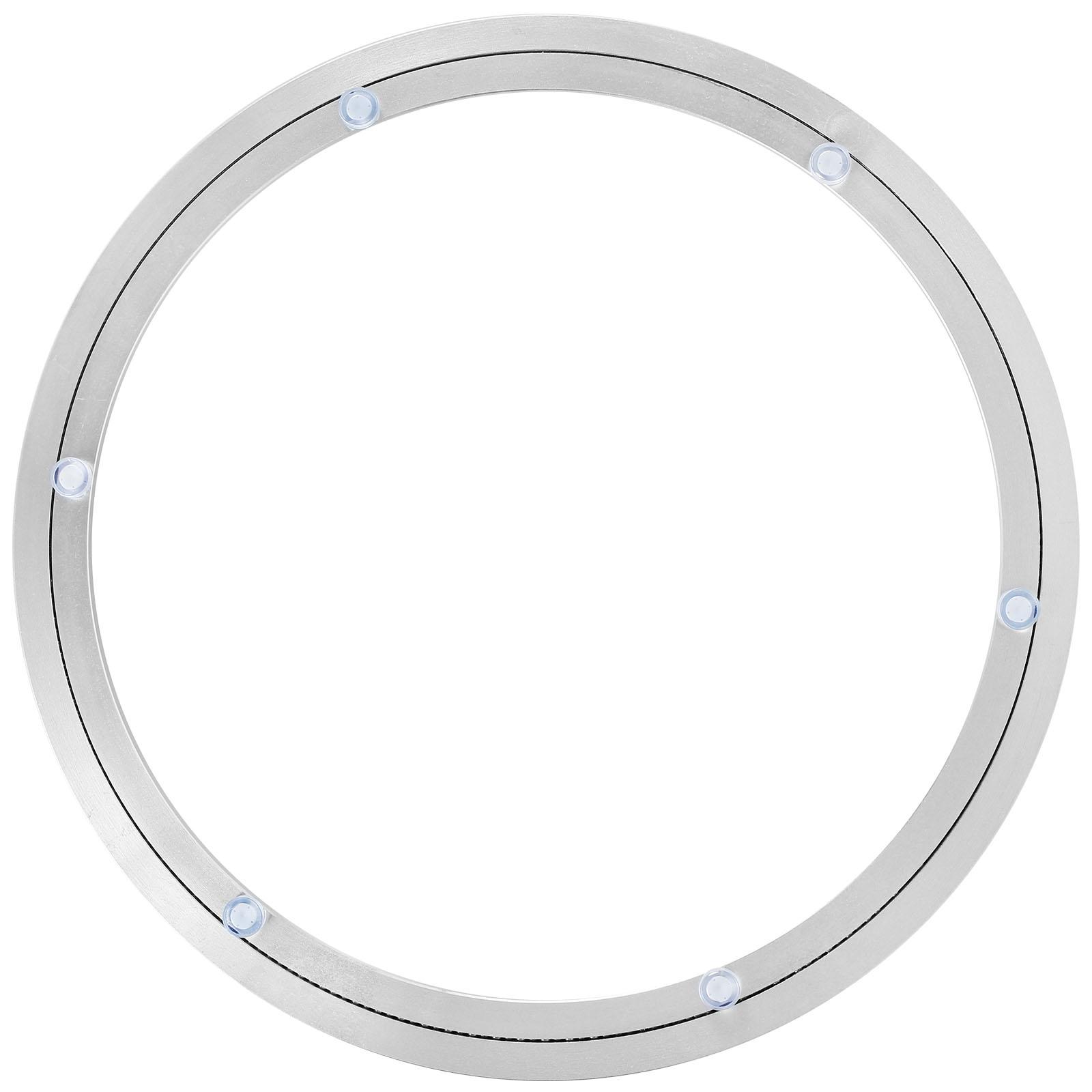 

Aluminum Alloy Turntable Bearing 12/14/16 Inch Heavy Duty Rotating Bearing Smooth Swivel Plate for Round Dining Table Workbench