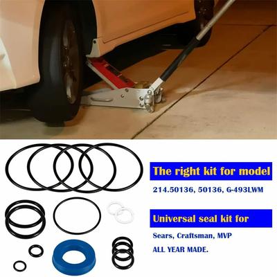 Floor Jack Seal Kit for Sears & Craftsman & MVP - 214.50136, 50136, G-493LWM