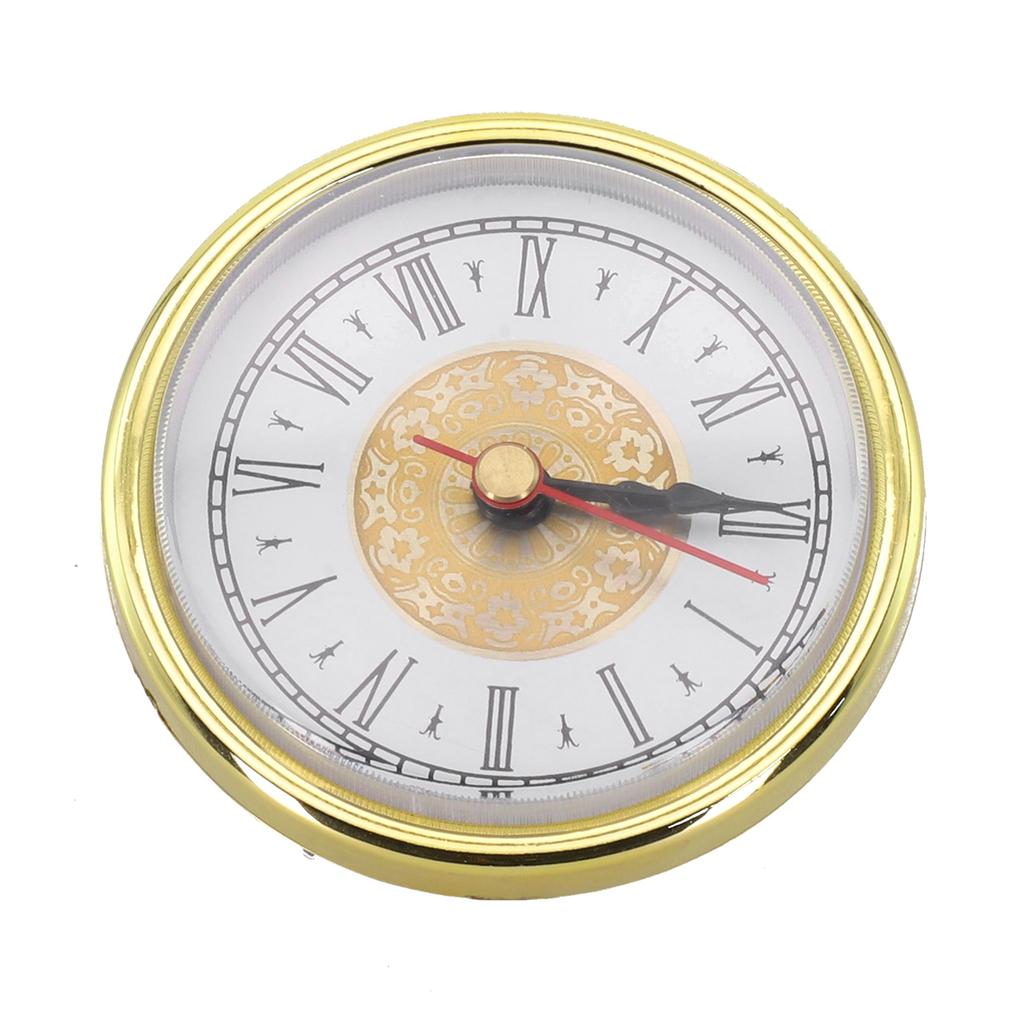 Customizable Clock Aluminum Face Clock 65MM Clock Versatile Design 7# Battery Required Black Rubber Ring Elegant Accessory