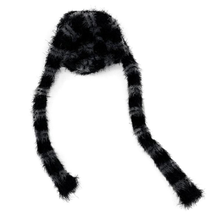 Long Plush Scarf Neckerchief for Women Girl Birthday Gift, Spring Summer Use 1
