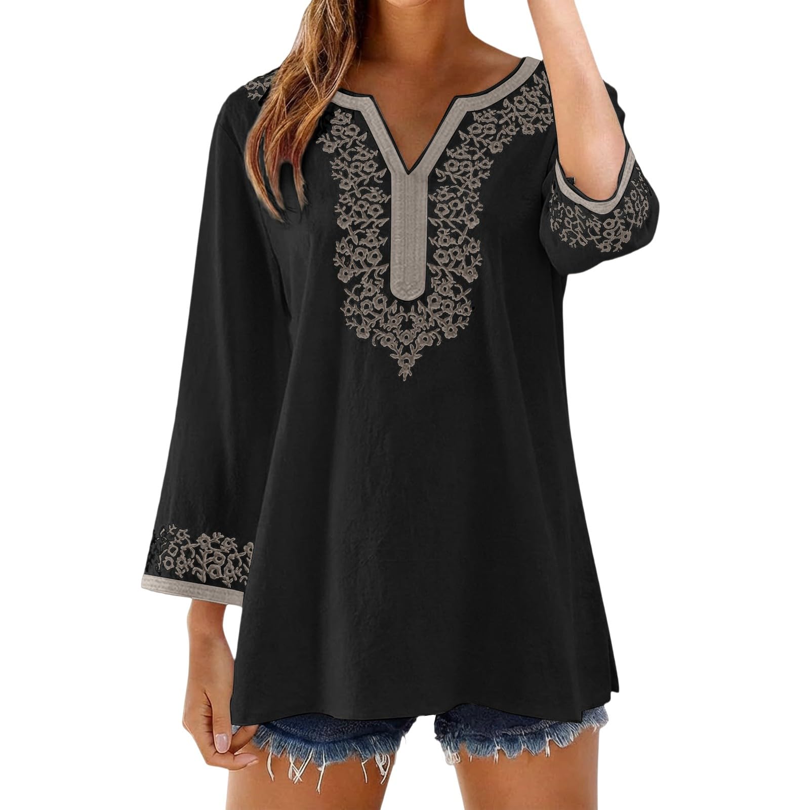 Женский повседневный свободный топ L