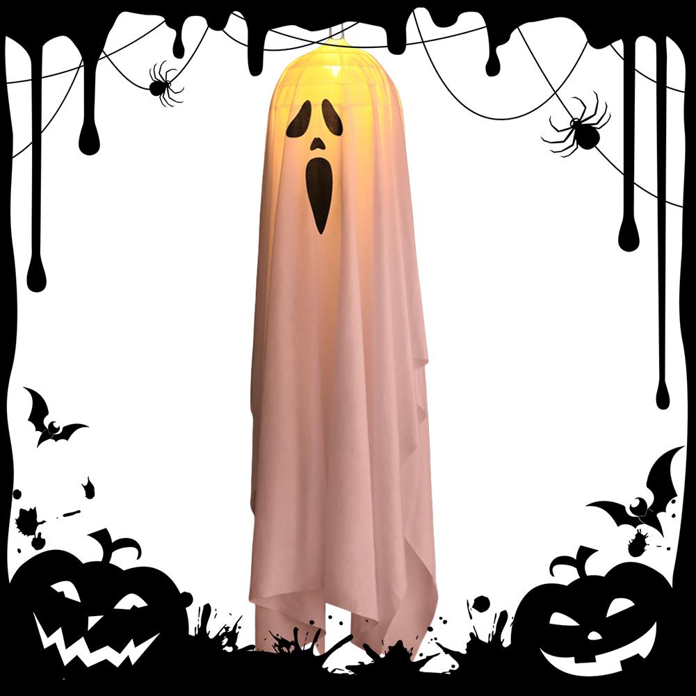 Halloween Decoration Electric Shaker Head Animatronics Pumpkin Light Up Eyes Creepy Sound for Front Garden Patio Lawn