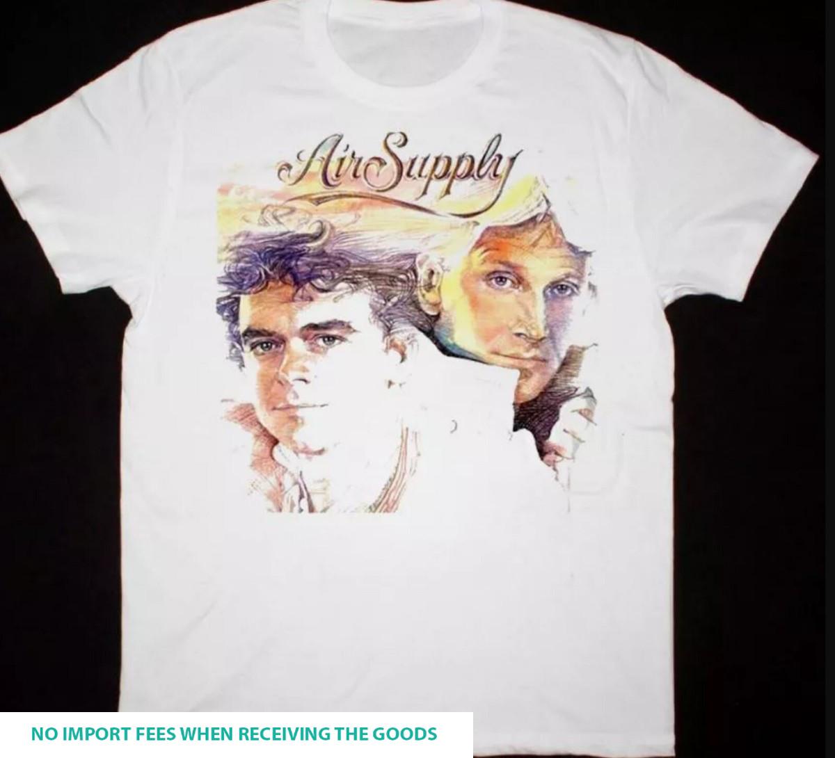 Rare New Air Supply Band Gift For Fans White S-5XL Shirt SC041 XL