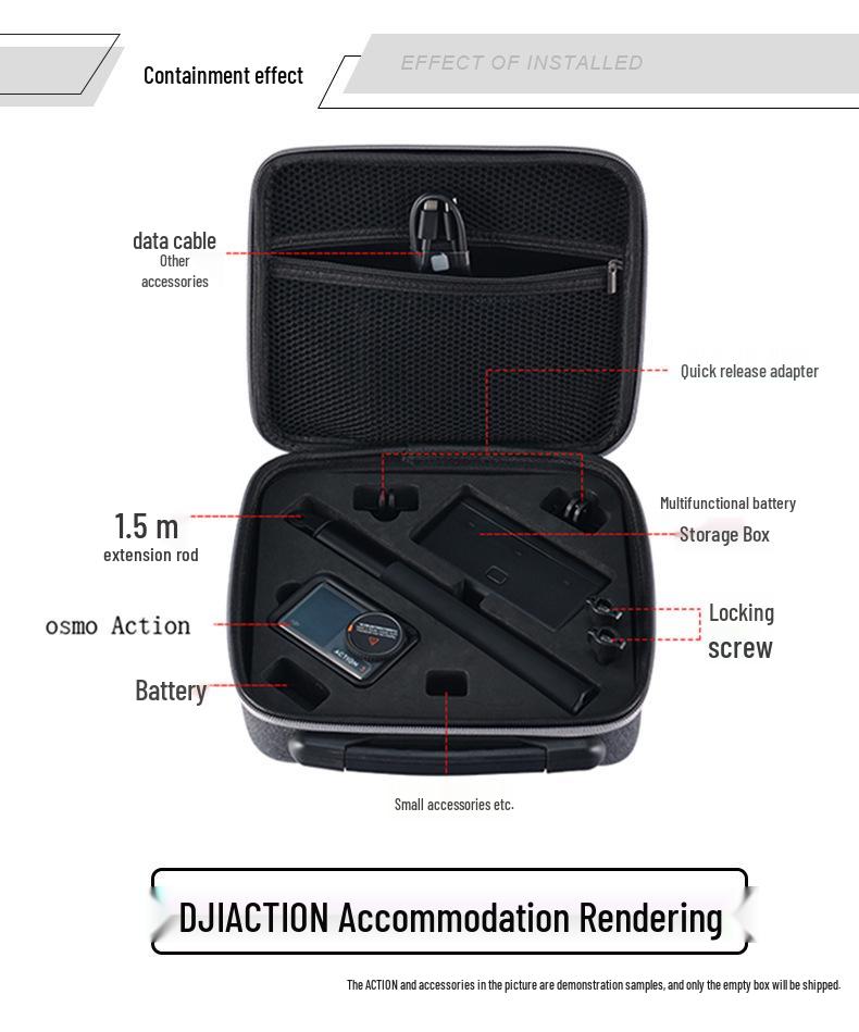 Osmo Action Camera Storage Bag & Case for Action 6/5/4