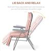 Reclining Garden Chair Set of 2, 5-Level Adjustable Zero Gravity Chairs with Cushions