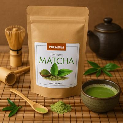 Matcha Green Tea Powder, Organic Culinary