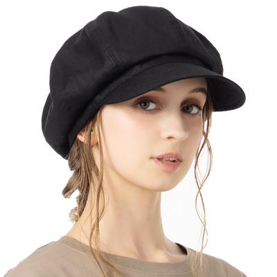Casquette Large Wide Cool Linen SS Classical UV Completely UV Size [Loo&c] Women's Hat, Size, Brim, Touch, Casquette, Protection, Blackout,
