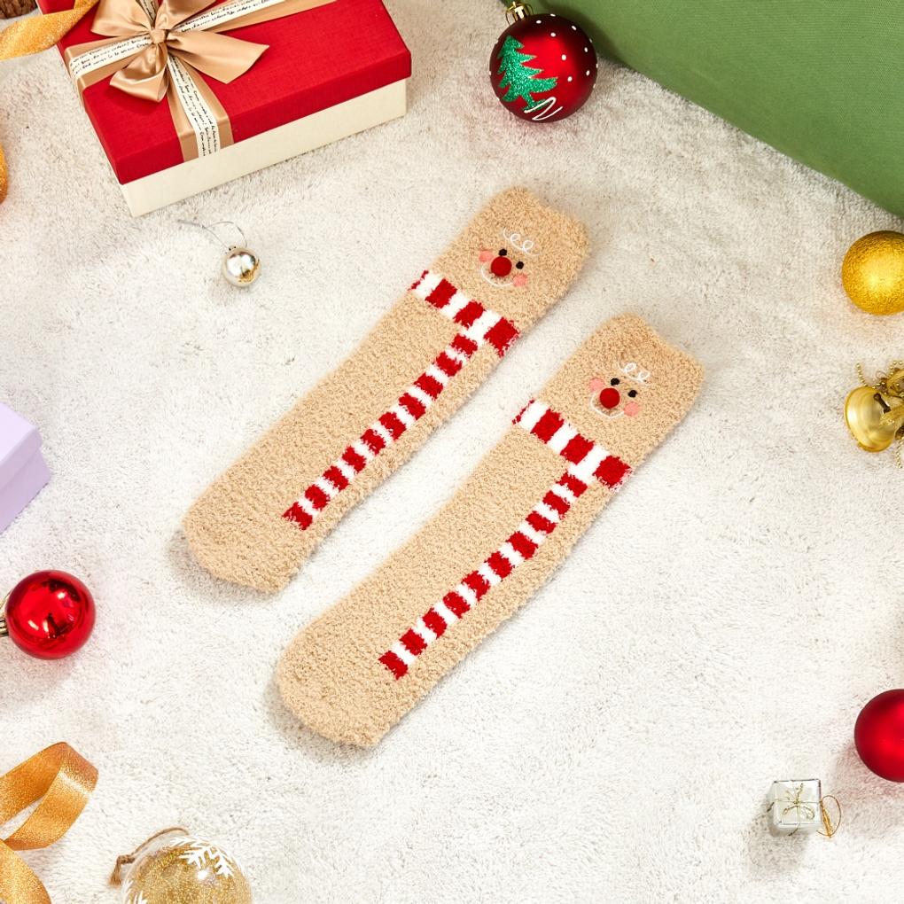 Это Носки Рождественские Мягкие Носки с Пряниками_FS0824040