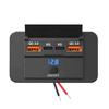 4-Ports 12/24V Car Charger 108W Dual PD3.0 USB-C 36W & Dual QC3.0 18W USB Outlet Charger Socket Adapter for Car Bus Boat Truck