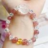 White Crystal Bracelet Strawberry Crystal Bangles Women Fashion Jewelry Accessories Gift