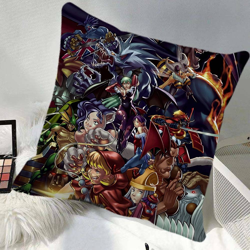Game Vampire Pillow Case Square Pillow Bedroom Sofa Leisure Comfort Cushion Car Home Decoration