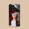 Addison Rae Glass Mobile Phone Case for Samsung Galaxy S26 S25 S24 S23 S22 S21 S20 Note20 Plus FE Ultra Colorful Cover