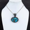 Amazing Tree Of Life Turquoise Gemstone Handmade Copper Wire Wrap Pendant Jewelry For Her
