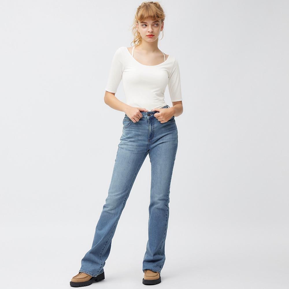 Gu STylE HEaT WidE NEck T  Half SlEEvE  + E