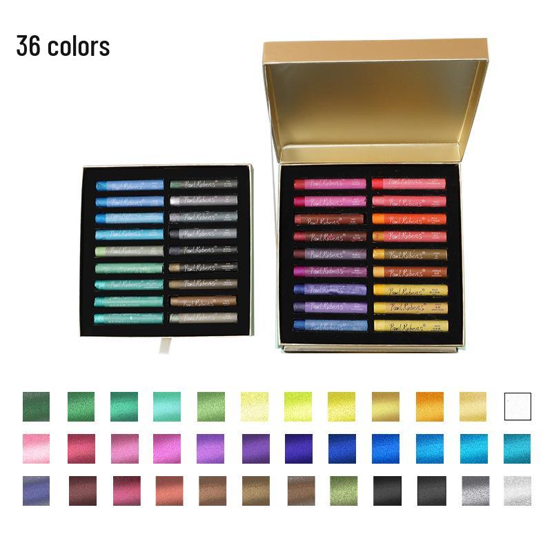 Rubens Washable Oil Pastels for Children: Soft Crayons in 24, 36 Heavy, and 48 Macaron Colors