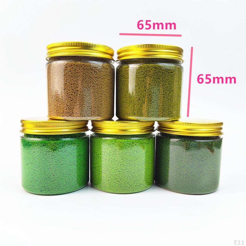 Zbytky z trávy Falešné mini sběratelské předměty 185 ml Ornamenty Terénní prášek pro vílu