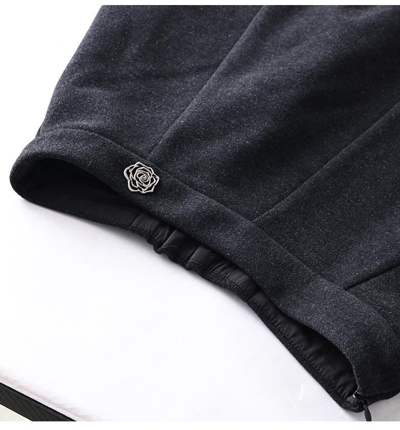 2025 Autumn/Winter Women's Designer Woolen Skirt - Solid Color, Niche, Versatile, Chic, and Commuter Fashion