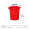 ZISIZ Extra Thick Plastic Bucket