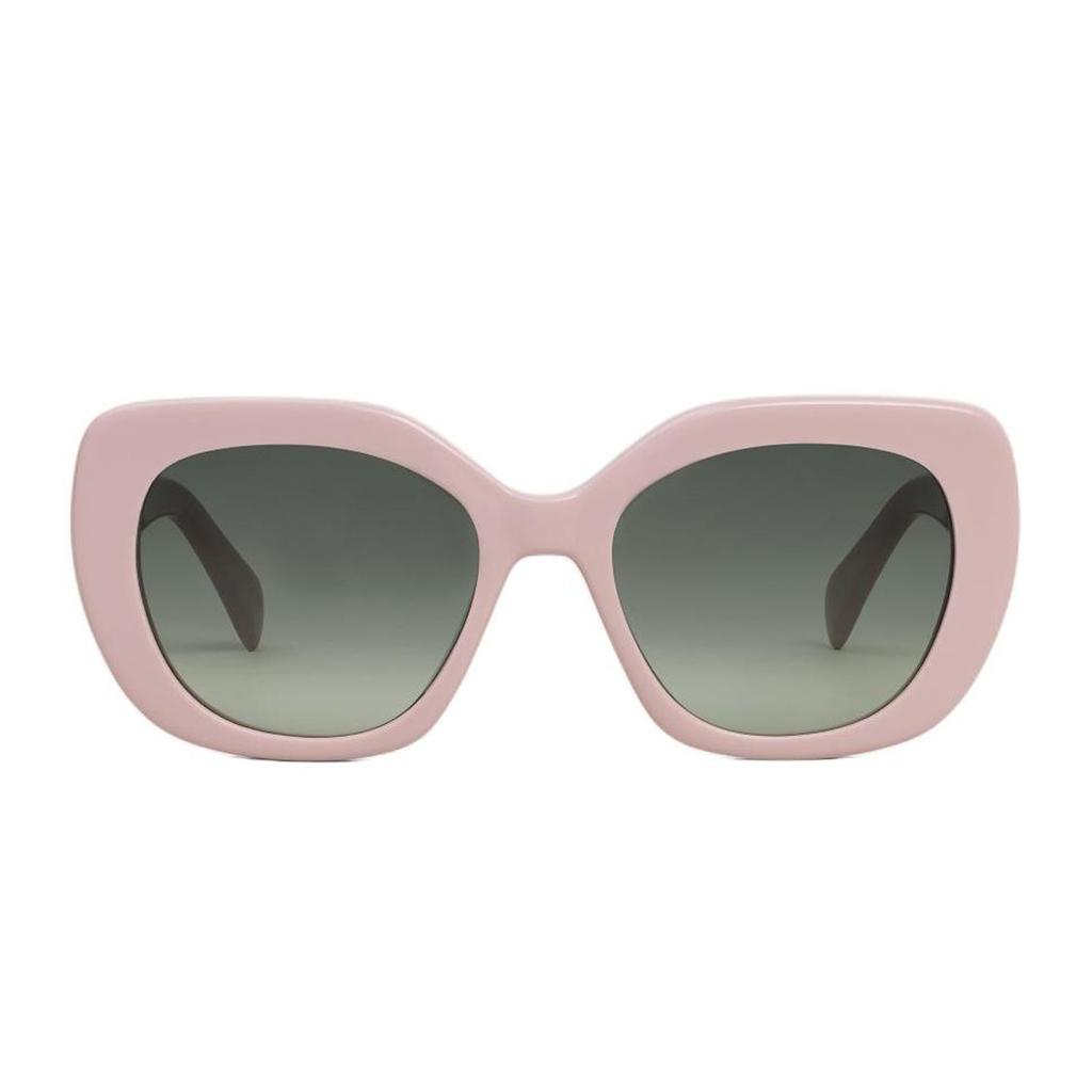 Celine Double C Logo Irregular Frame Sunglasses Unisex Sunglasses Pink CONF-4S226CPLB-24PP