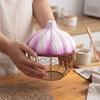 Basket for Storing Eggs, Ginger, And Other Foods. Decorative Portable with Handles.