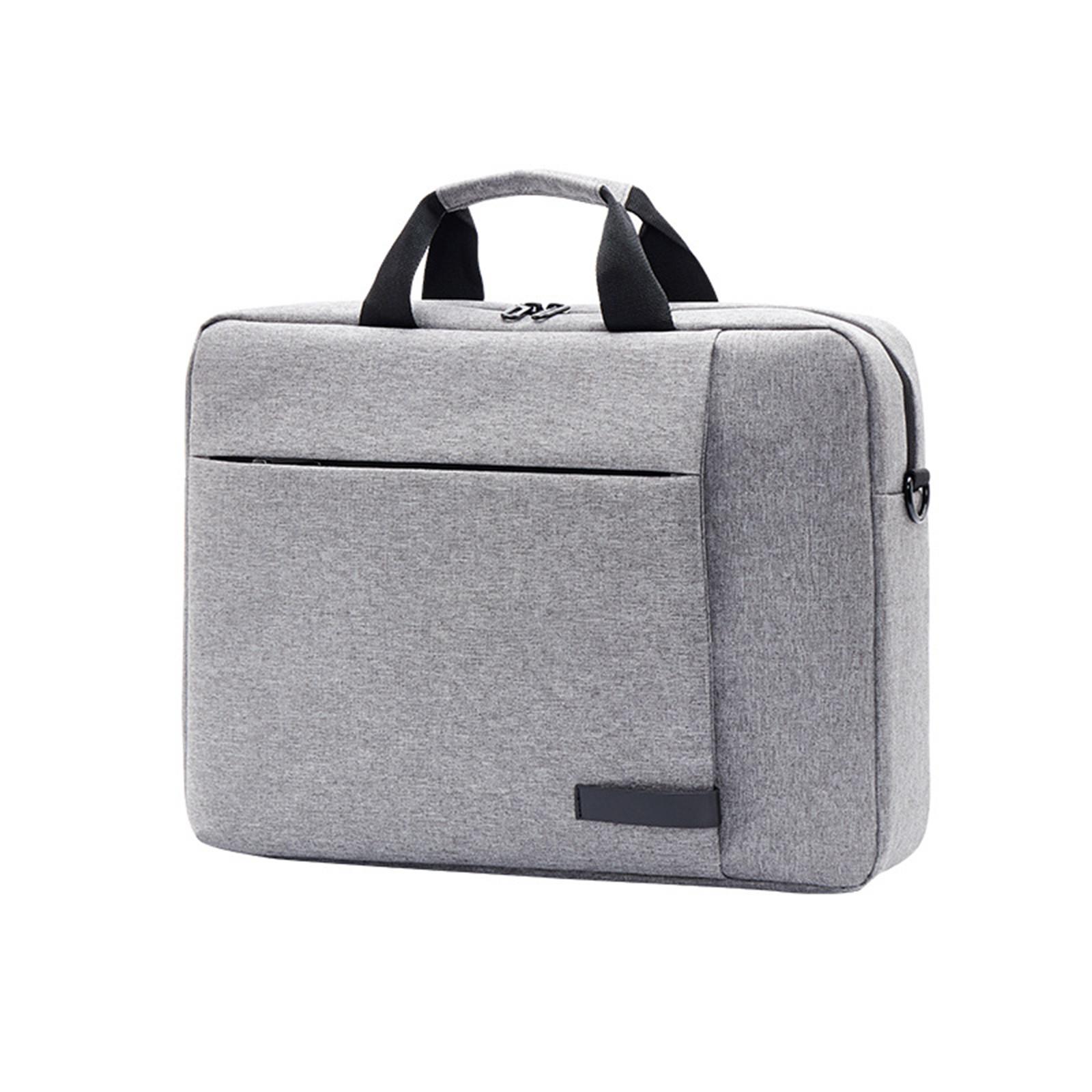 

Портативный мужской и женский портфель на одно плечо, деловая портативная сумка для ноутбука One Size серый