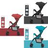 Sturdy Steel Frame Baby Stroller Convenient Folding Umbrella Design For Travel Use